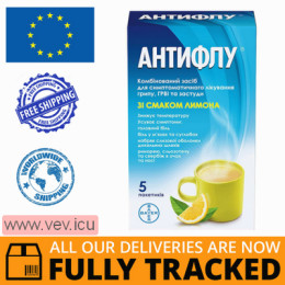 Antiflu powder for oral solution with lemon flavour  5 x 17g — Made in Germany — Free Delivery