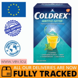 Coldrex Menthol Active powder for oral solution 10 sachets — Made in Spain — Free Delivery