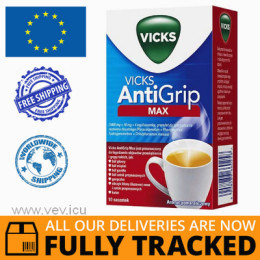 VICKS ANTIGRIP MAX (SYMPTOMED MAX) 10 SACHETS - MADE IN GERMANY - FREE SHIPPING