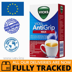 VICKS ANTIGRIP MAX (SYMPTOMED MAX) 14 SACHETS - MADE IN GERMANY - FREE SHIPPING