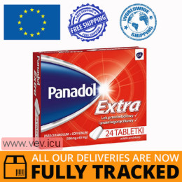 Panadol Extra 500 mg + 65 mg 24 tablets — Made in Poland — Free Delivery