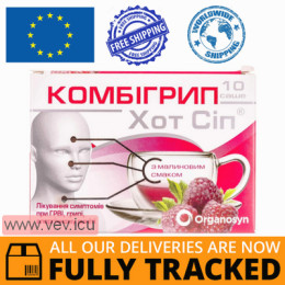 Combigripp Hot Sip with raspberry flavor 10 sachets — Made in India — Free Delivery