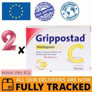 Grippostad C,  2p x 10 capsules — Made in Germany — Free Deliver