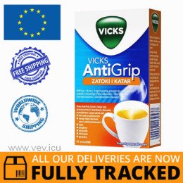 VICKS GULF AND QATAR ORANGE FLAVOR 10 SACHETS - MADE IN GERMANY - FREE SHIPPING