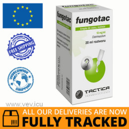 FUNGOTAC EAR DROPS 20ML - MADE IN POLAND - FREE SHIPPING