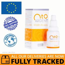 Otoargent ear drops 15ml — Made in Poland — Free Delivery