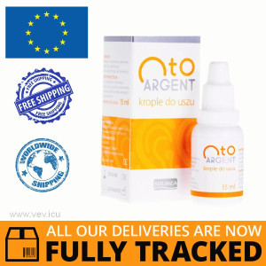 Otoargent ear drops 15ml — Made in Poland — Free Delivery