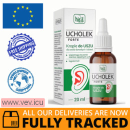 Ucholek Forte, ear drops, 20 ml — Made in Poland — Free Delivery