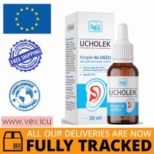 Ucholek, ear drops, 20 ml — Made in Poland — Free Delivery