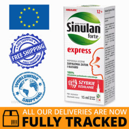 SINULAN EXPRESS FORTE 15 ML SPRAY — MADE IN CZECH REPUBLIC- FREE SHIPPING