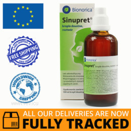 SINUPRET ORAL DROPS 100 ML -  MADE IN GERMANY — FREE SHIPPING
