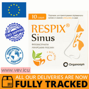 Respix Sinus, powder for preparing a warming drink, 10 sachets — Made in Poland — Free Delivery