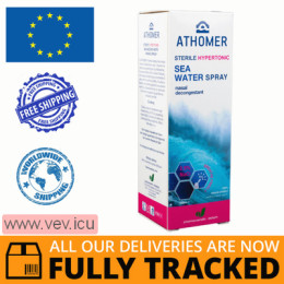 Athomer Hypertonic, nasal spray from sea water 100 ml — Made in Greece — Free Delivery