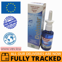 Delmar isotonic sea water solution, nasal spray 50 ml — Made in Cyprus — Free Delivery