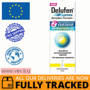 Delufen Express nasal spray 20 ml — Made in Ireland — Free Delivery