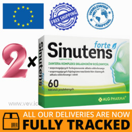 2 x SINUTENS FORTE 60 TABS - MADE IN POLAND - FREE SHIPPING 