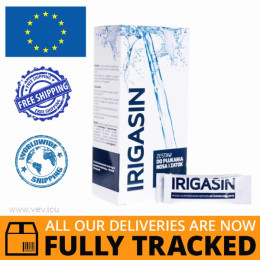 IRIGASIN, SET FOR RINSING THE NOSE AND SINUSES, IRRIGATOR + 12 SACHETS - MADE IN POLAND - FREE SHIPPING