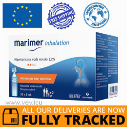MARIMER INHALATION HYPERTONIC SEA WATER 30 x 5 ML - MADE IN POLAND - FREE SHIPPING