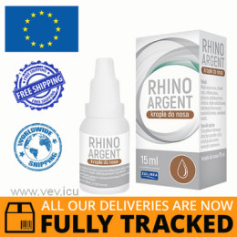 RHINOARGENT NASAL DROPS 15ML - MADE IN POLAND - FREE SHIPPING