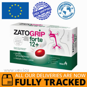 ZATOGRIP FORTE 12+ 15 TABLETS - MADE IN POLAND - FREE SHIPPING