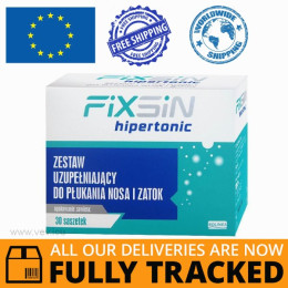 FIXSIN Hypertonic, Nasal and Sinus Irrigation Supplement Set 30 Sachets — Made in Poland — Free Delivery