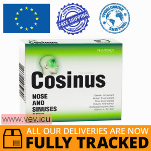 Cosinus Sinuses and Nose 30 tablets — Made in Poland — Free Delivery
