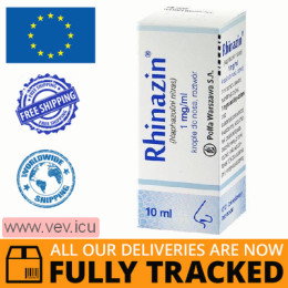 Rhinazin 0.1% nasal drops 10ml — Made in Poland — Free Delivery Rhinazin 0.1% nasal drops 10ml — Made in Poland — Free Delivery