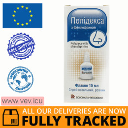 Polydex with phenylephrine nasal spray 15ml — Made in France — Free Delivery