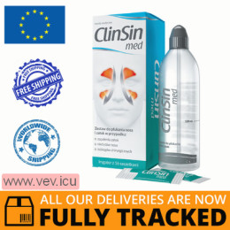 ClinSin Med, nasal and sinus irrigation set, irrigator + 16 sachets — Made in Poland — Free Delivery ClinSin Med, nasal and sinus irrigation set, irrigator + 16 sachets — Made in Poland — Free Delivery