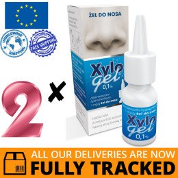 2 x XYLOGEL 0,1% NASAL GEL 10G - MADE IN POLAND - FREE SHIPPING