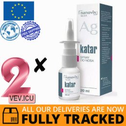 Nanovix Silver Runny nose, nasal spray, 2p x 20 ml — Made in Poland — Free Delivery