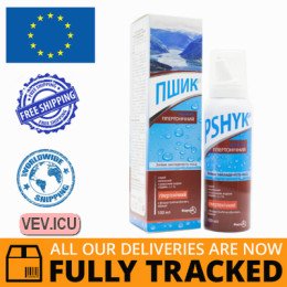 Pshyk hypertonic nasal spray 2.1%, 100 ml — Made in Ukraine — Free Delivery