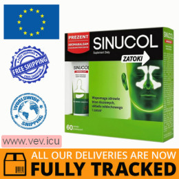 Sinucol Sinus, 60 coated tablets + Sinucol Aromabalsam, 20g — Made in Poland — Free Delivery