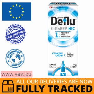 DeFlu Silver Nose nasal drops 10ml — Made in Ukraine — Free Delivery