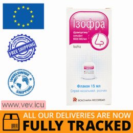Isofra spray nasal 8000 IU/ml, 15ml — Made in France — Free Delivery