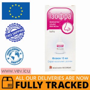 Isofra spray nasal 8000 IU/ml, 15ml — Made in France — Free Delivery