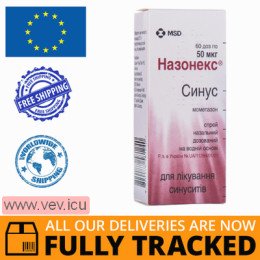 Nasonex Sinus nasal spray 50 mcg/dose, 10 g (60 doses) — Made in Belgium — Free Delivery