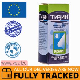 Tyzine Xylo nasal drops 0.05% 10 ml — Made in France — Free Delivery