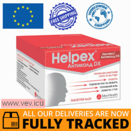Helpex Anticold DX 80 tablets  — Made in Switzerland — Free Delivery