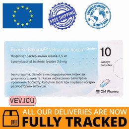 Broncho-Vaxom Children 3.5mg, 10 capsules — Made in Switzerland — Free Delivery