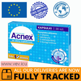 Acnex 30 capsules — Made in Poland — Free Delivery