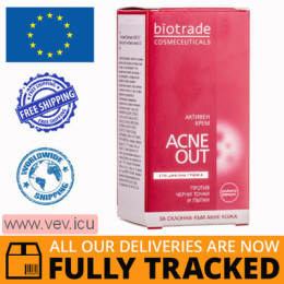 Biotrade Acne Out anti-acne face cream 30 ml — Made in Bulgaria — Free Delivery 