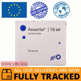 Acnetin 16mg 30 capsules — Made in Belgium — Free Delivery