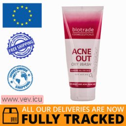 Biotrade Acne Out Oxygen wash, Anti-acne cleansing gel 200ml — Made in Bulgaria — Free Delivery 