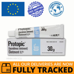 Protopic ointment 0.1% 10gr — Made in Ireland — Free Delivery