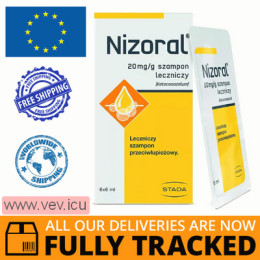 Nizoral 20 mg / g, anti-dandruff shampoo, 6 ml x 6 sachets — Made in Germany — Free Delivery