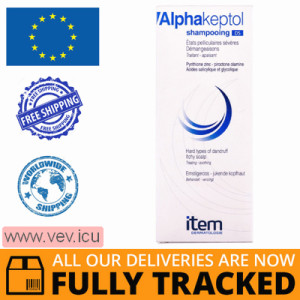 Item Alfakeptol DS, Anti-dandruff shampoo 200 ml — Made in France — Free Delivery