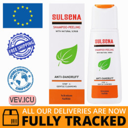 Sulsena hair peeling shampoo against dandruff with a natural scrub 150 ml — Made in Ukraine — Free Delivery