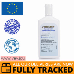 Dermazole (Ketoconazole) shampoo 2% 100 ml — Made in India— Free Delivery