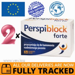 2 x PERSPIBLOCK FORTE 30 TABS - MADE IN POLAND - FREE SHIPPING 